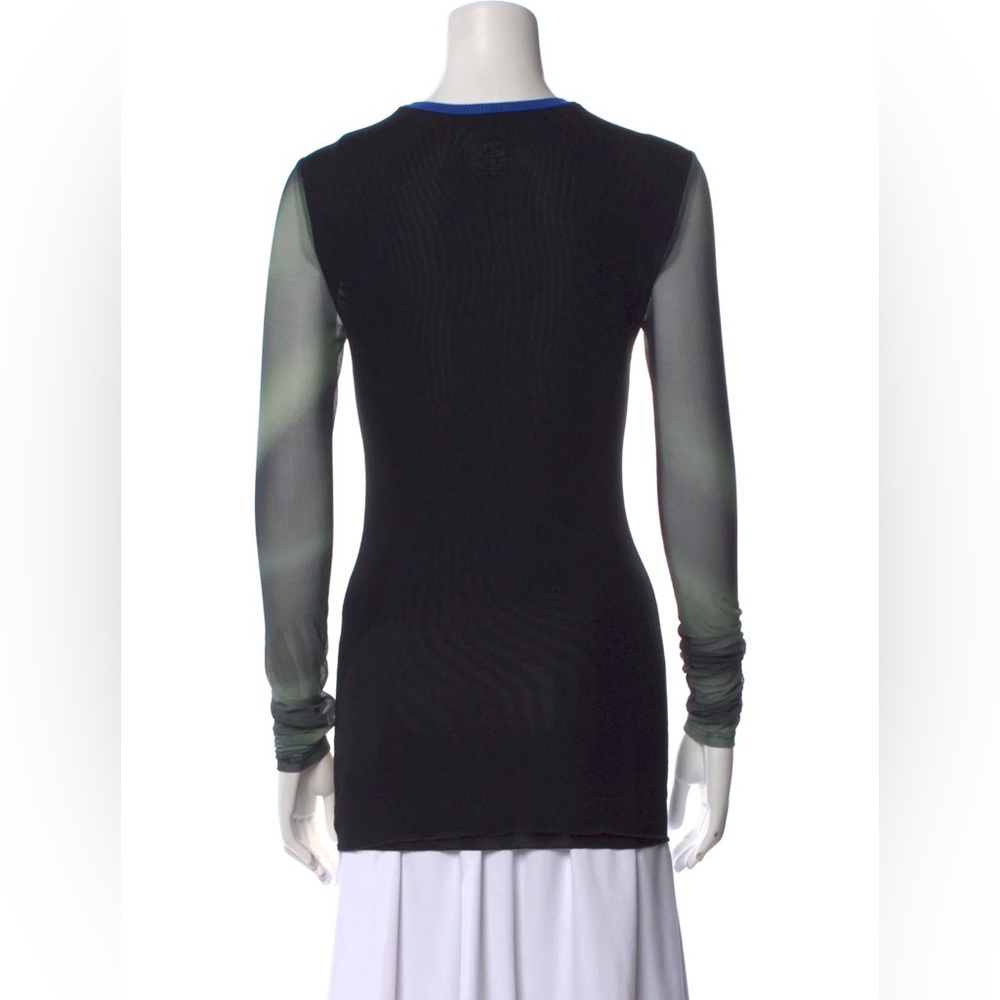 Loewe Printed mesh trompe l’oeil long-sleeved top - Picture 3 of 9